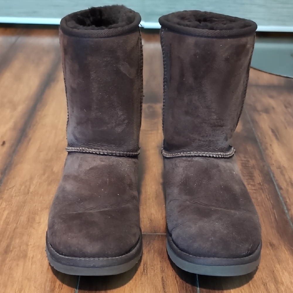 UGG Dark Brown Suede Boots